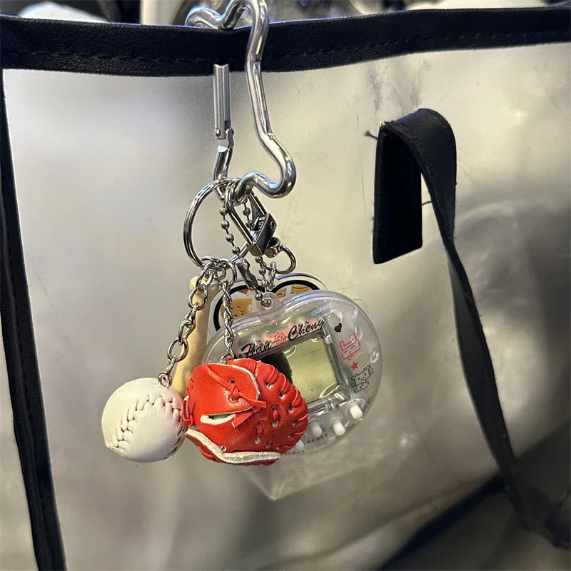 Tamagachi Charm Keychain