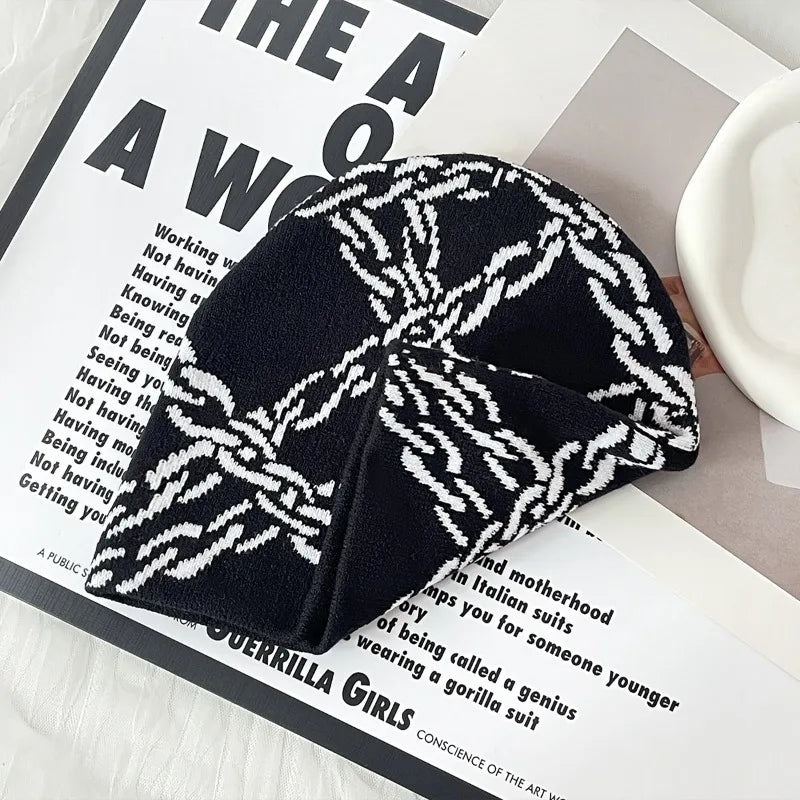 Chain Knitted Beanie
