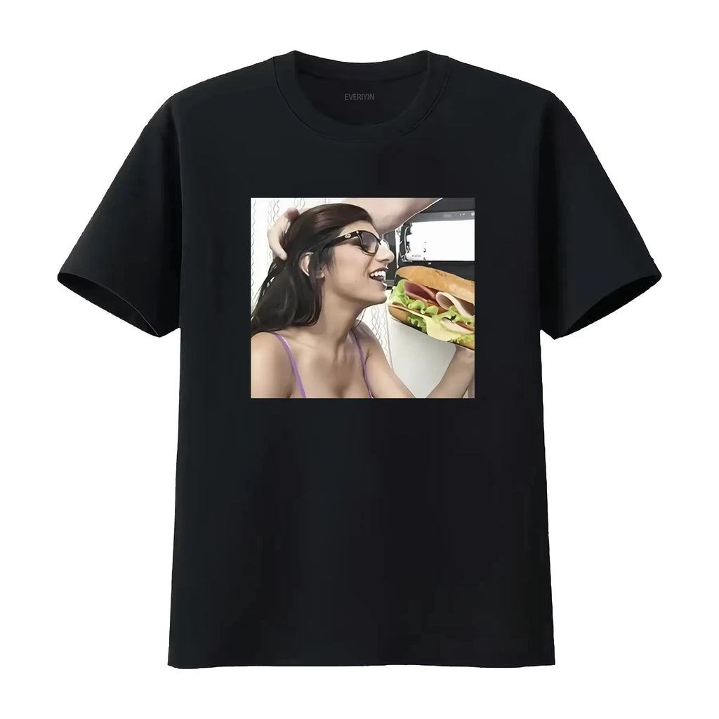 LIMITED Mia Khalifa Eating Sandwich Tee