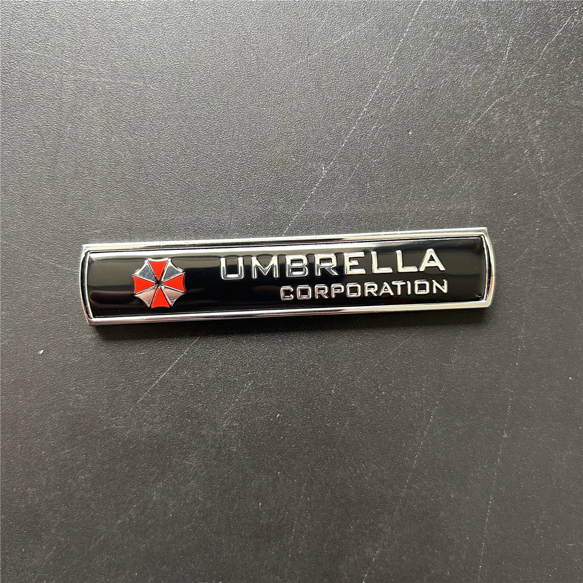 3D Aluminum alloy Umbrella corporation car sticker