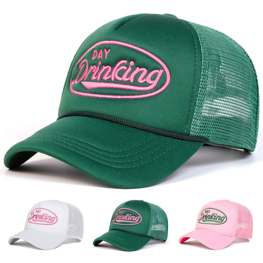 DAY DRINKING Embroidered Baseball Cap