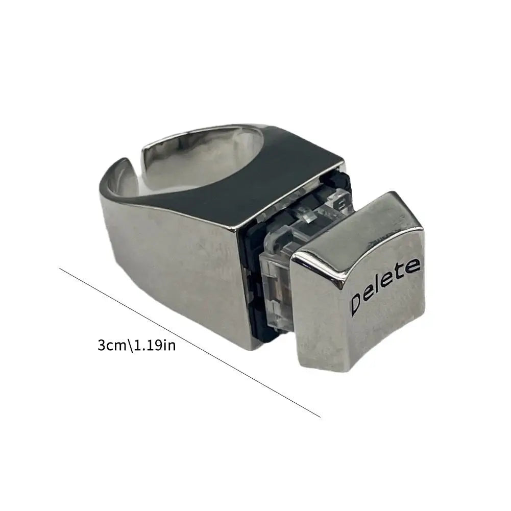 Clickable Delete Button Ring