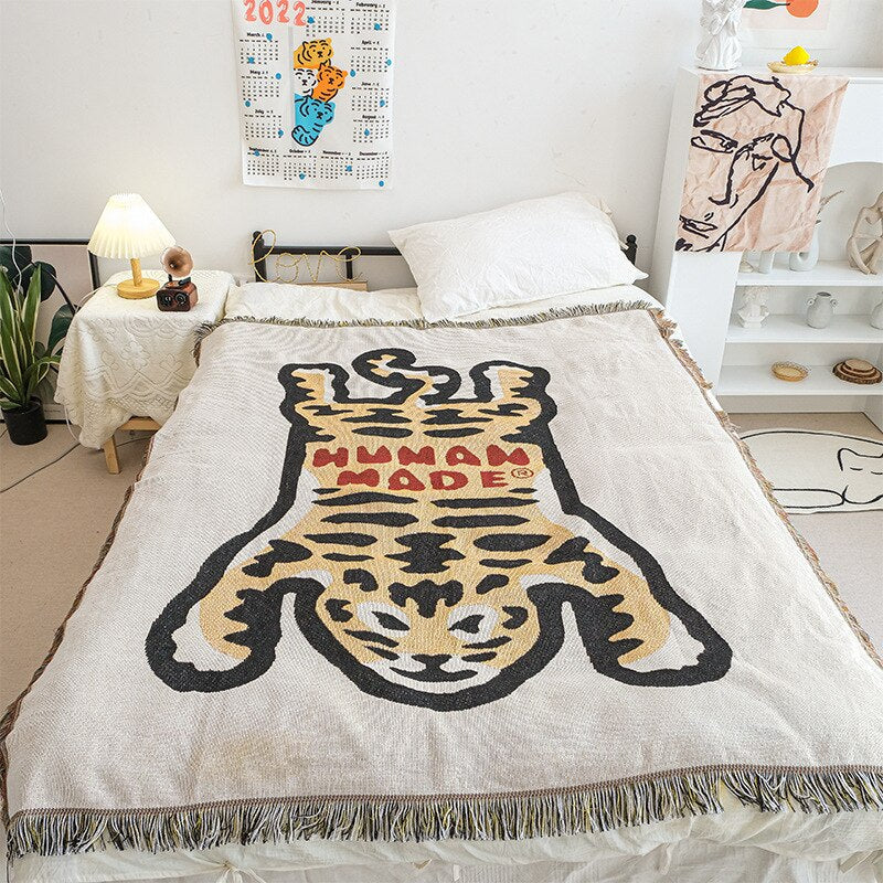 Human Made Tiger Throw Blanket