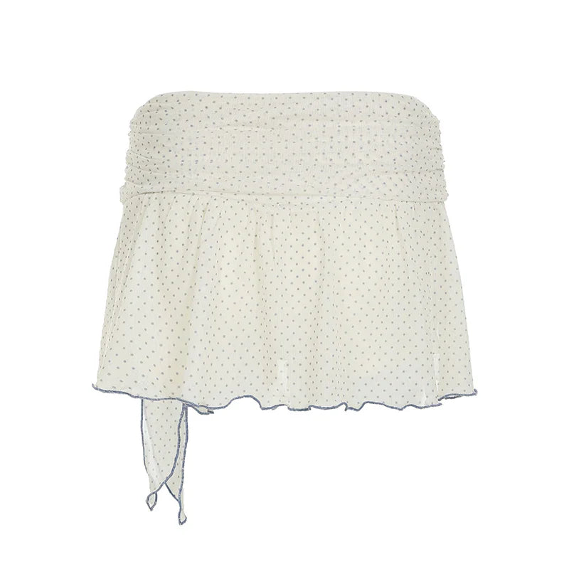Sweet Polka Dot Mini Skirt