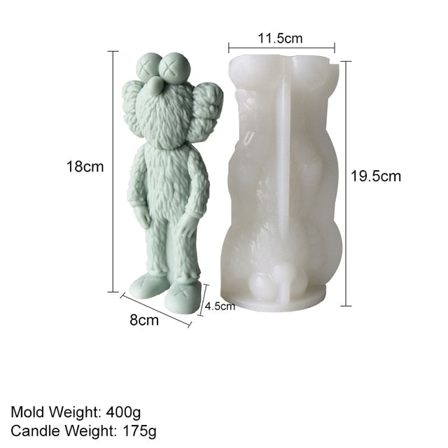 KAWS Candle Molds