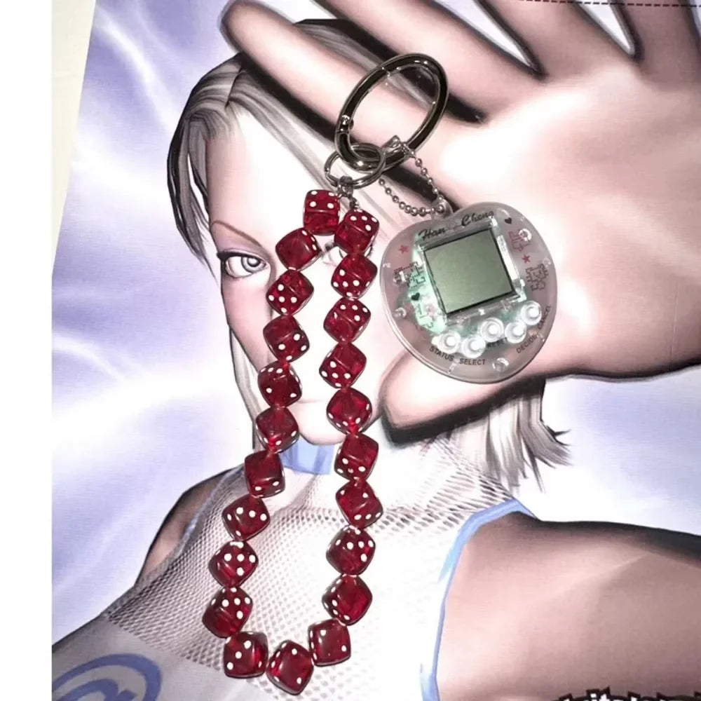 Tamagachi Charm Keychain