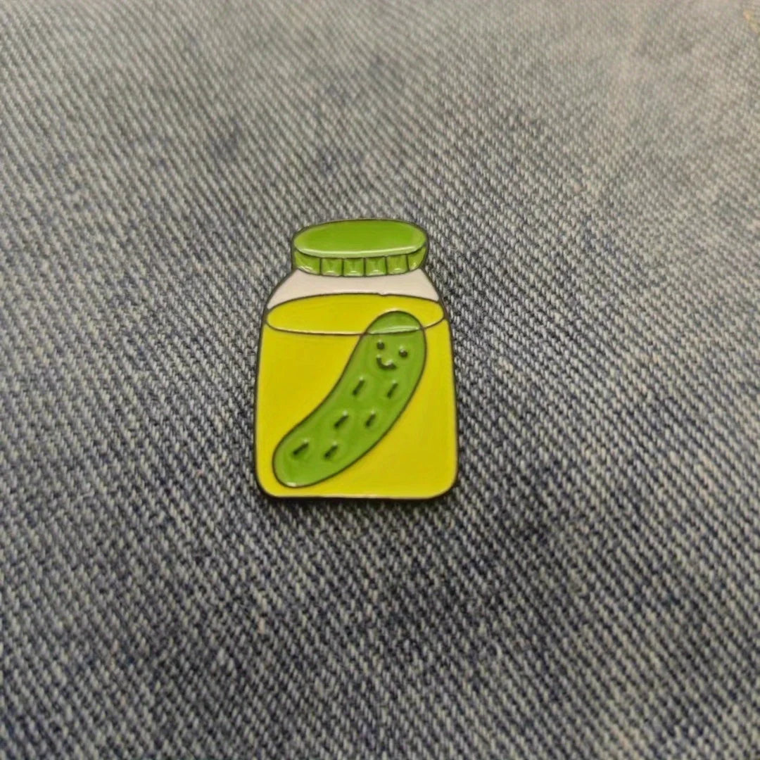 Quirky  "a pickled gherkin" Pickle Pin