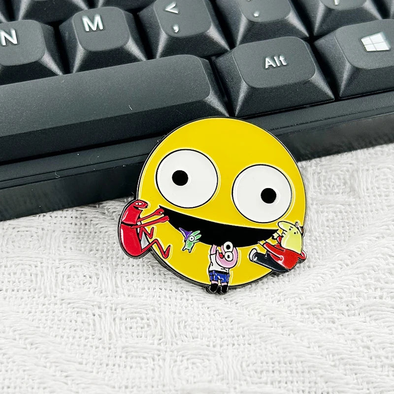 Smiling Friends Enamel Pin