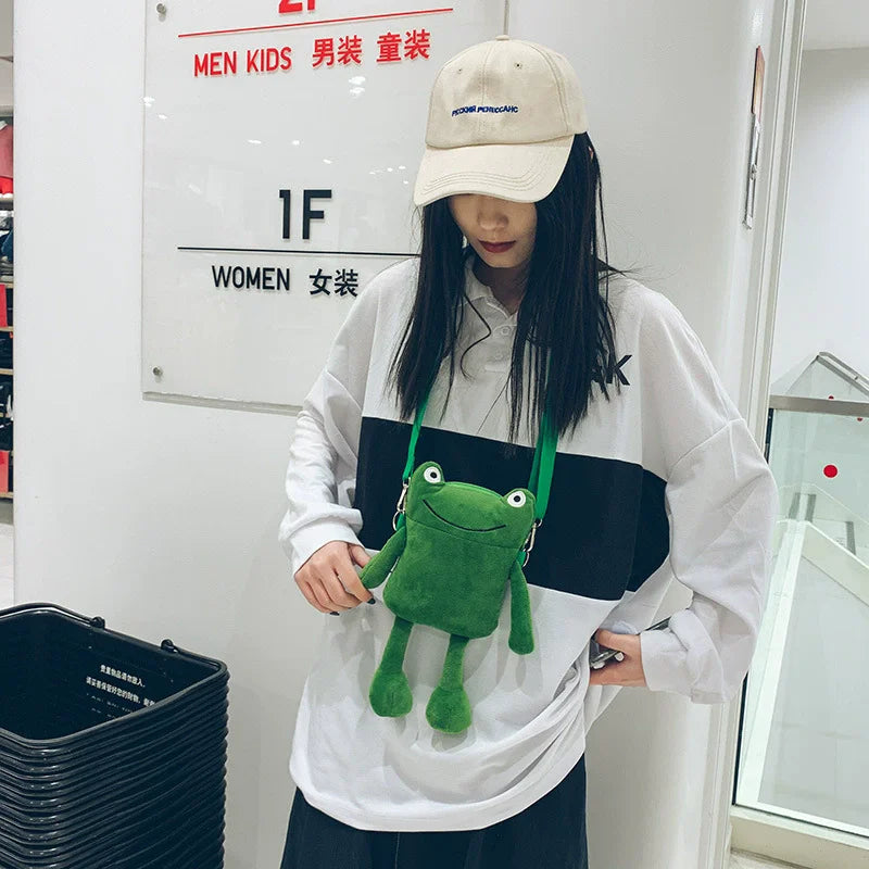 Long Hair Monster Crossbody Bag