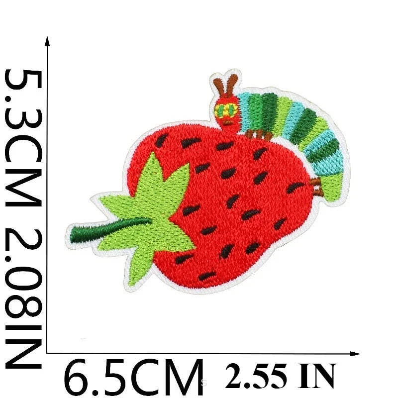 Caterpillar Embroidery Patches