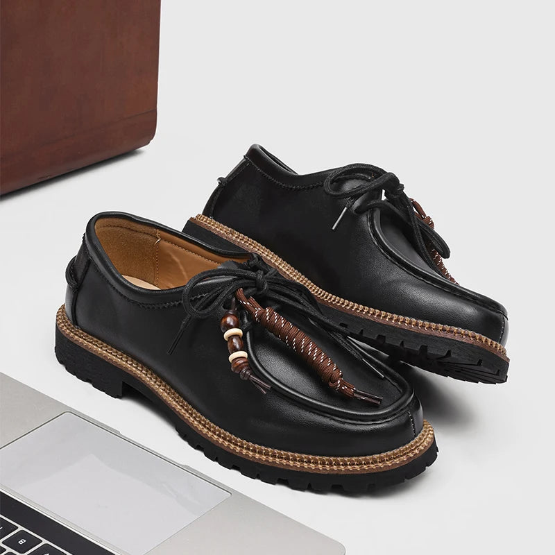Leather Wallabee Loafers