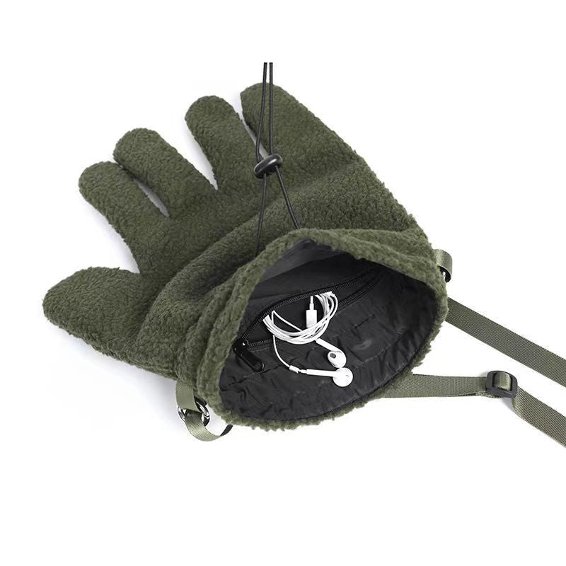 Giant Hand Glove Crossbody Bag