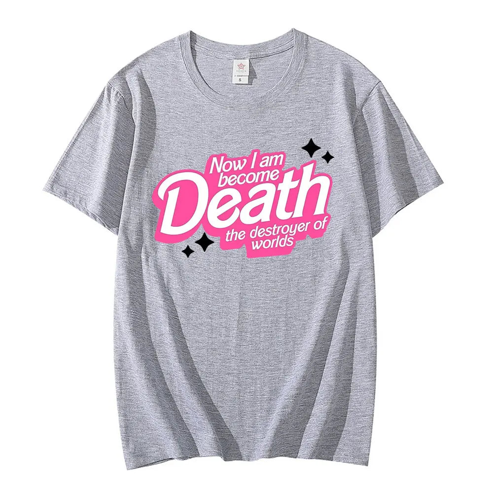Now I Am Become Death The Destroyer of Worlds Barbie Tee