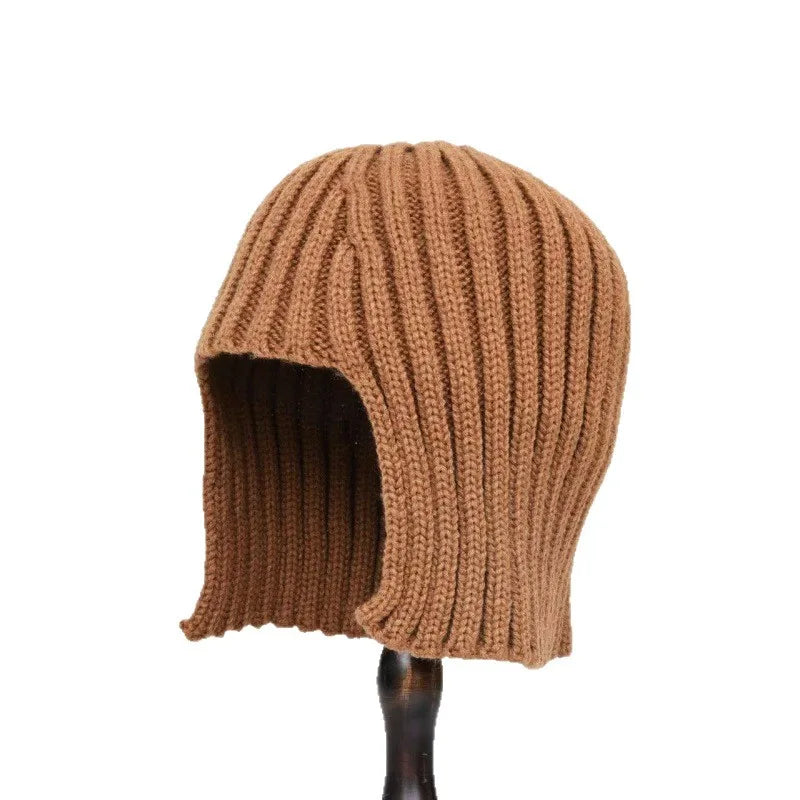 Solid Knitted Wool Hat