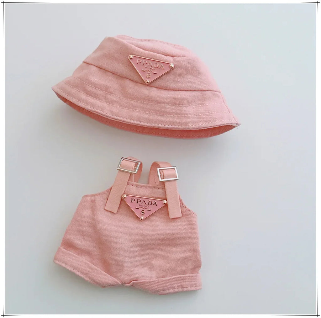 17 cm mini LABUBU Prada Clothes (Doll Not Included)