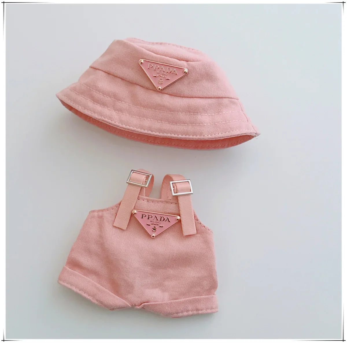 17 cm mini LABUBU Prada Clothes (Doll Not Included)