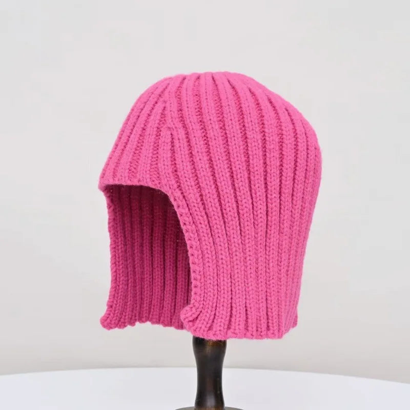 Solid Knitted Wool Hat