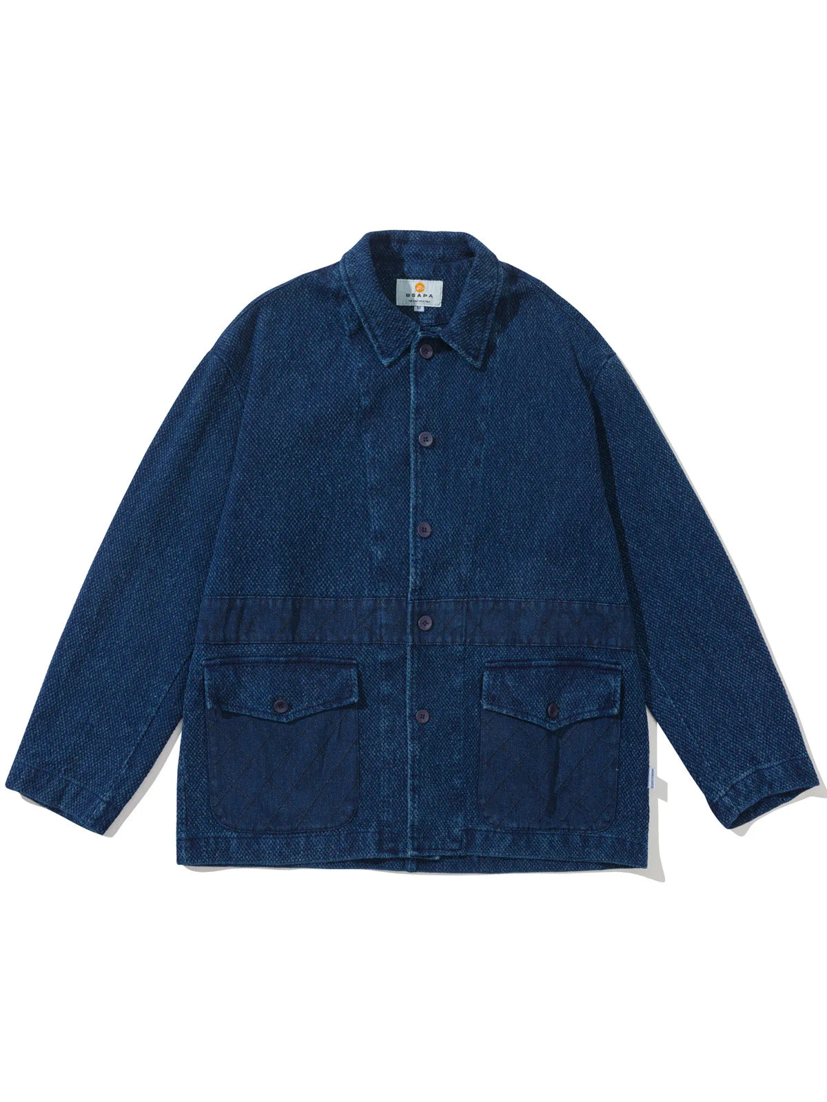 Japanese Indigo Dyed Washed Vintage Kendo Denim Jacket