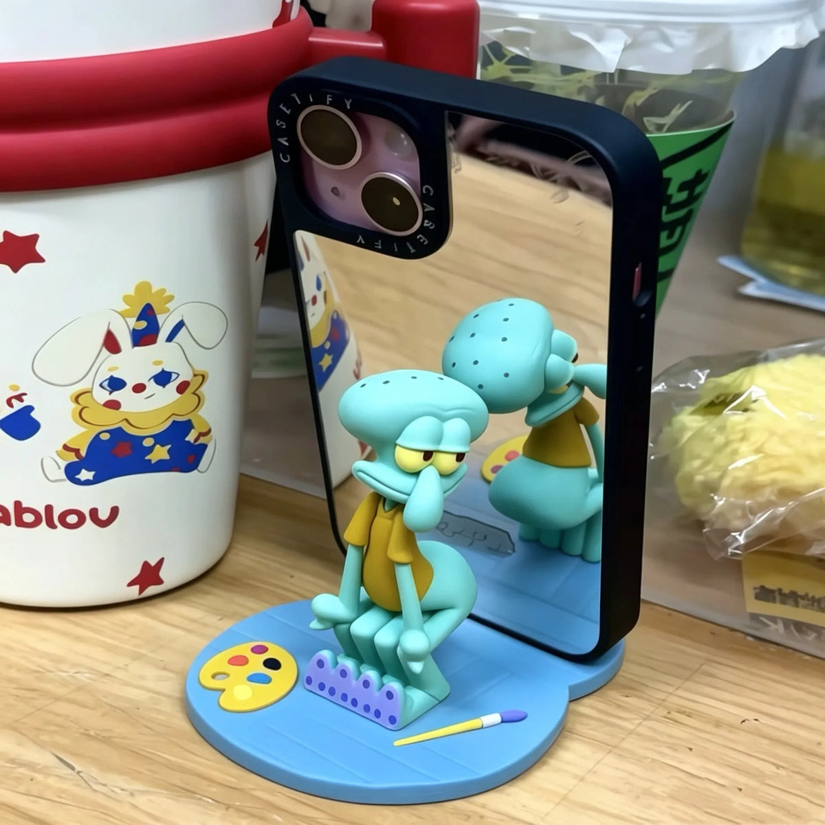 Squidward Phone Holder