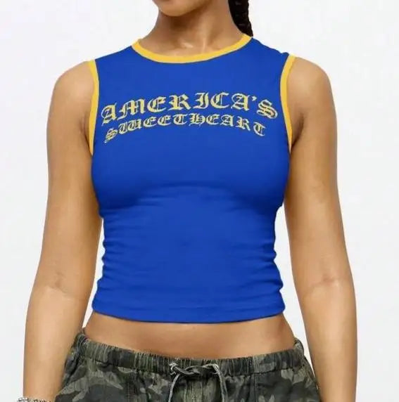 America's Sweetheart Crop Tank Top