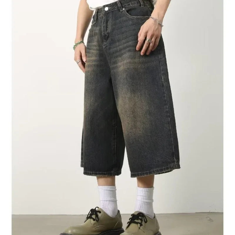 3/4 Length Jorts Jean Shorts