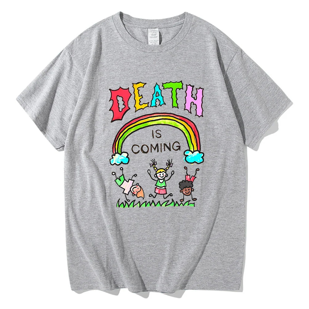 Death Is Coming Rainbow Tee