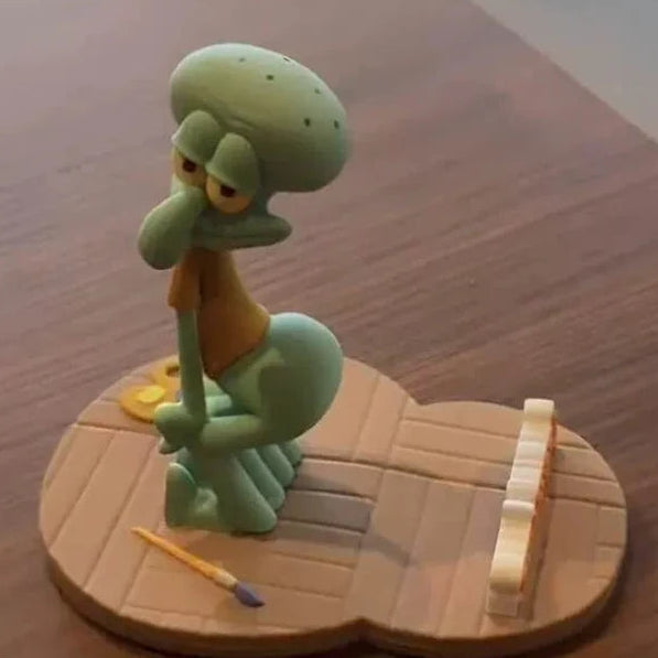 Squidward Phone Holder