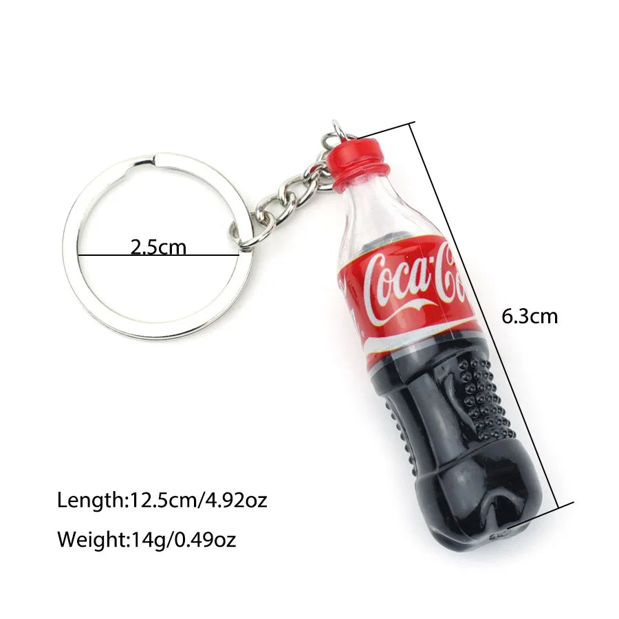 Coke Sprite Fanta Keychain