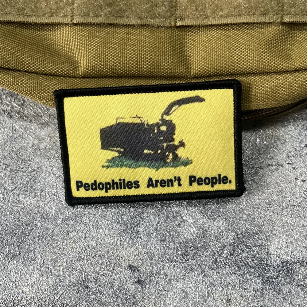 Pedophiles Aren't People Tactical Patches