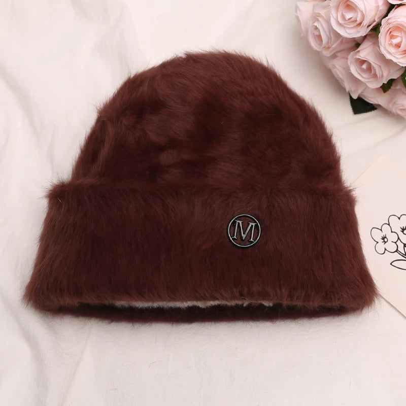 Rabbit Fur Beanies