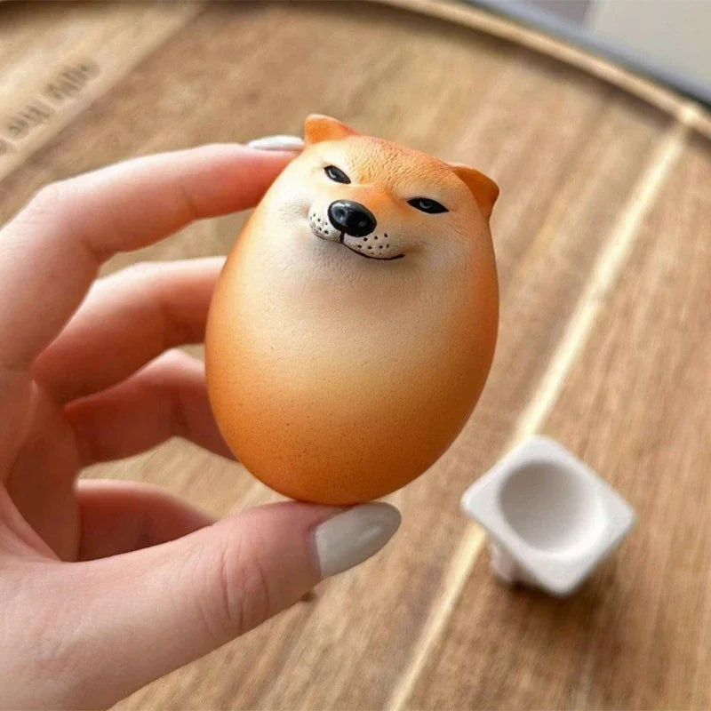 Shiba Inu Realistic Egg Replica