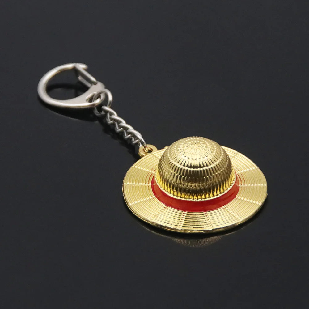 Luffy Straw Hat Keychain