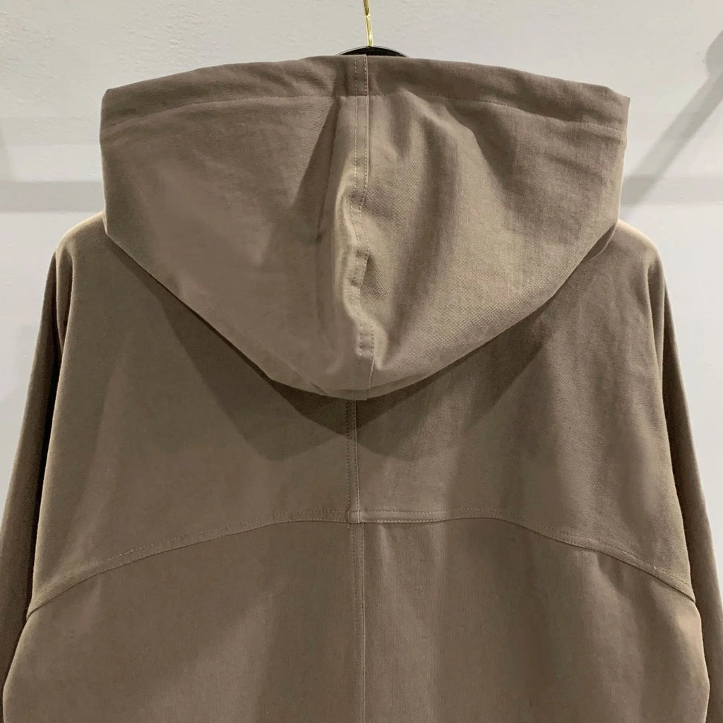 Long Drawstring Hoodie