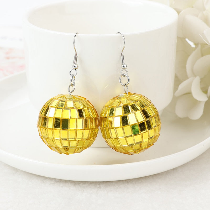 Disco Ball Earrings