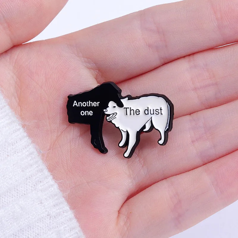 Another One Bites The Dust Enamel Pin