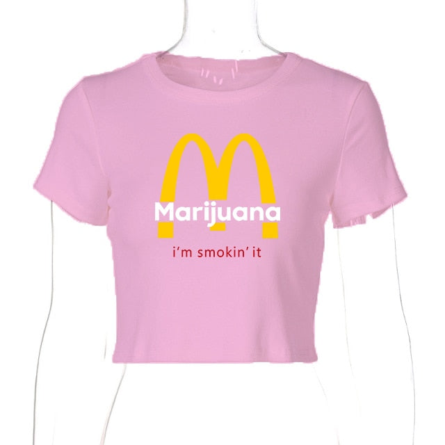 Marijuana McDonalds Tee