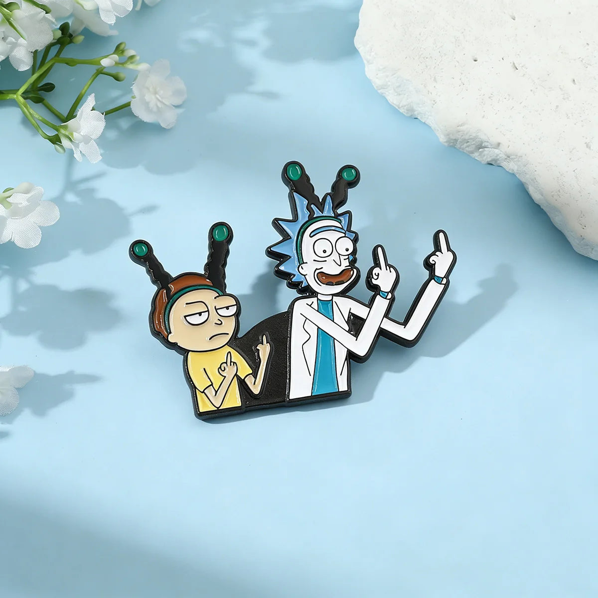 Rick and Morty Enamel Pin
