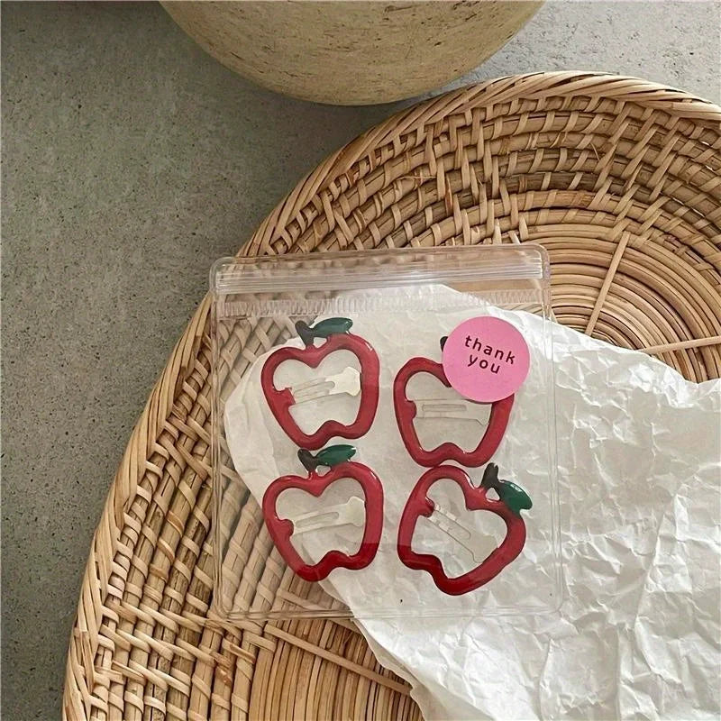 Hollow Apple Hair Clip