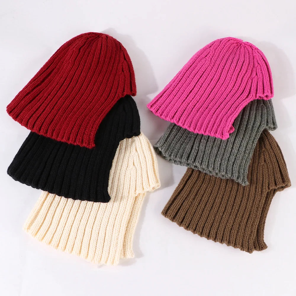 Solid Knitted Wool Hat