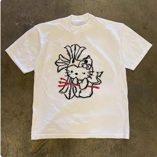 Hello Kitty Chrome 100% Cotton Tee