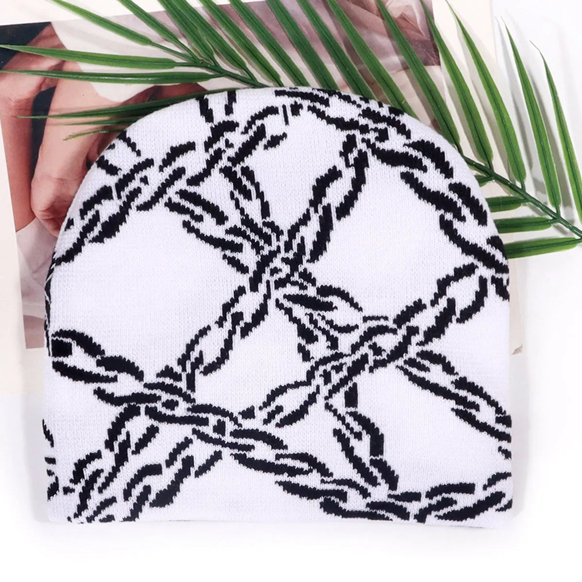 Chain Knitted Beanie