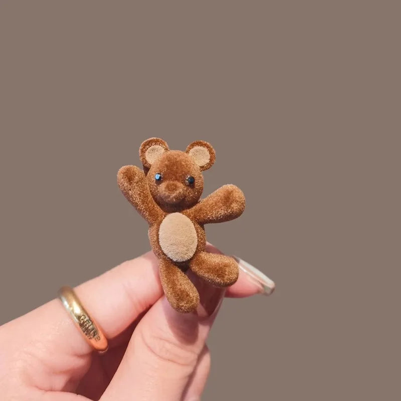 Teddy Bear Hair Clips