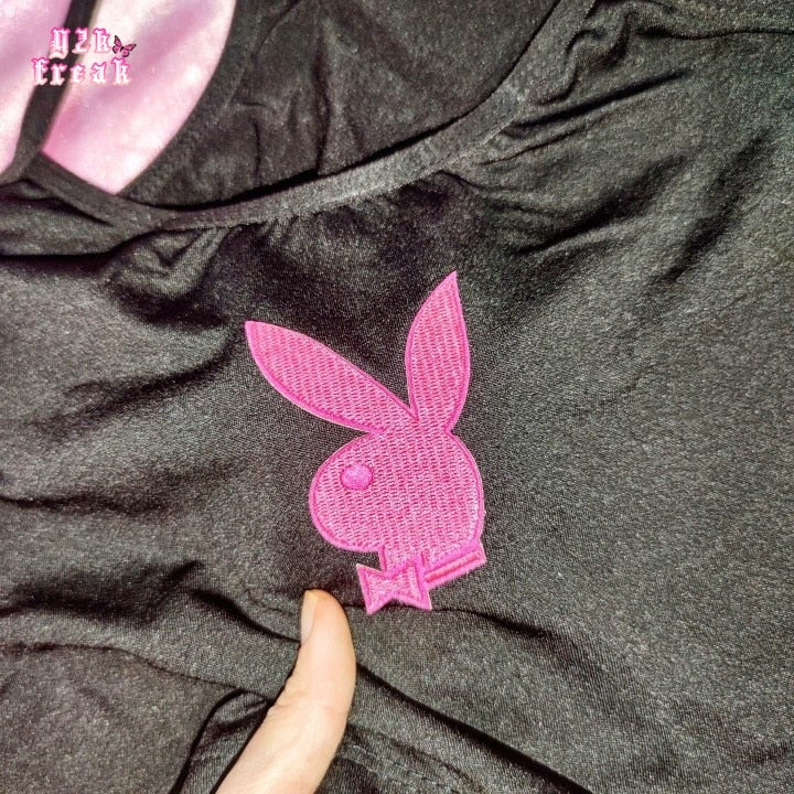 Embroidered Playboy Cami Top
