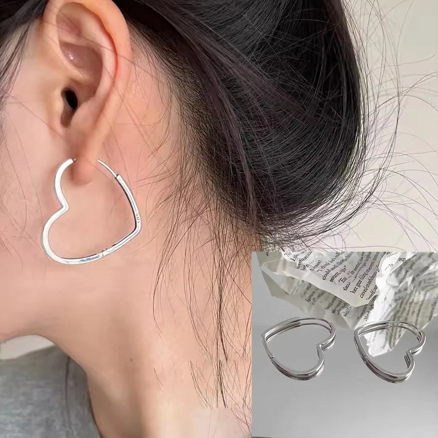 925 Sterling Silver Star Moon Earrings