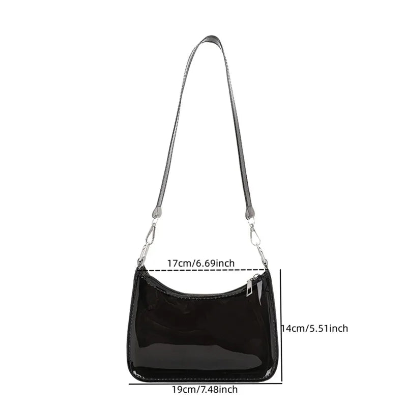 Clear Jelly Shoulder Bag