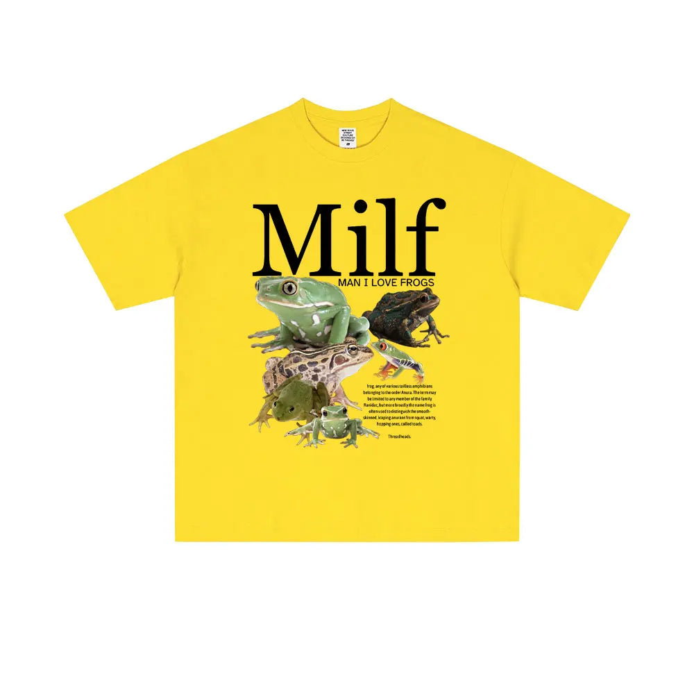 MILF Man I Love Frogs Funny Frogs Tee