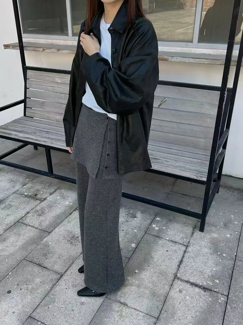 Casual Skirt Wide Leg Long Pants
