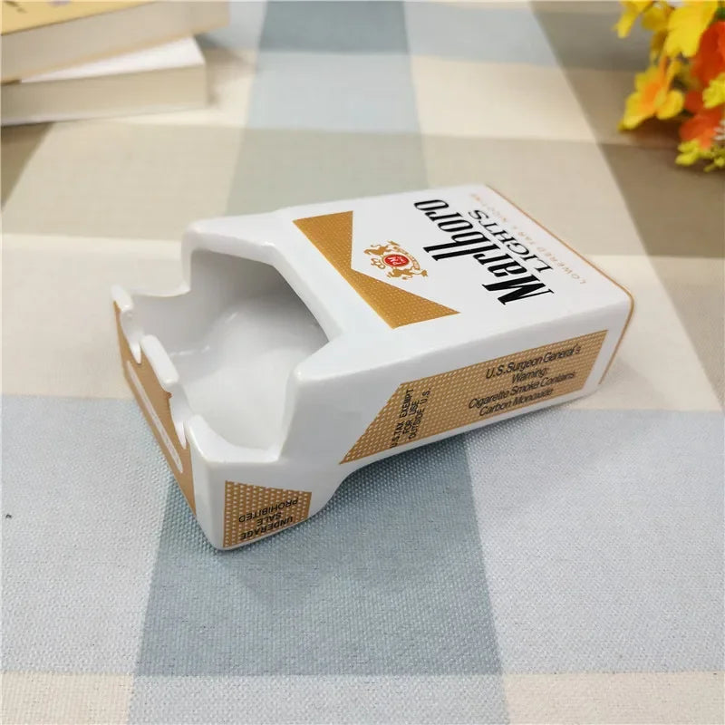 Marlboro Cigarette Ceramic Ashtray