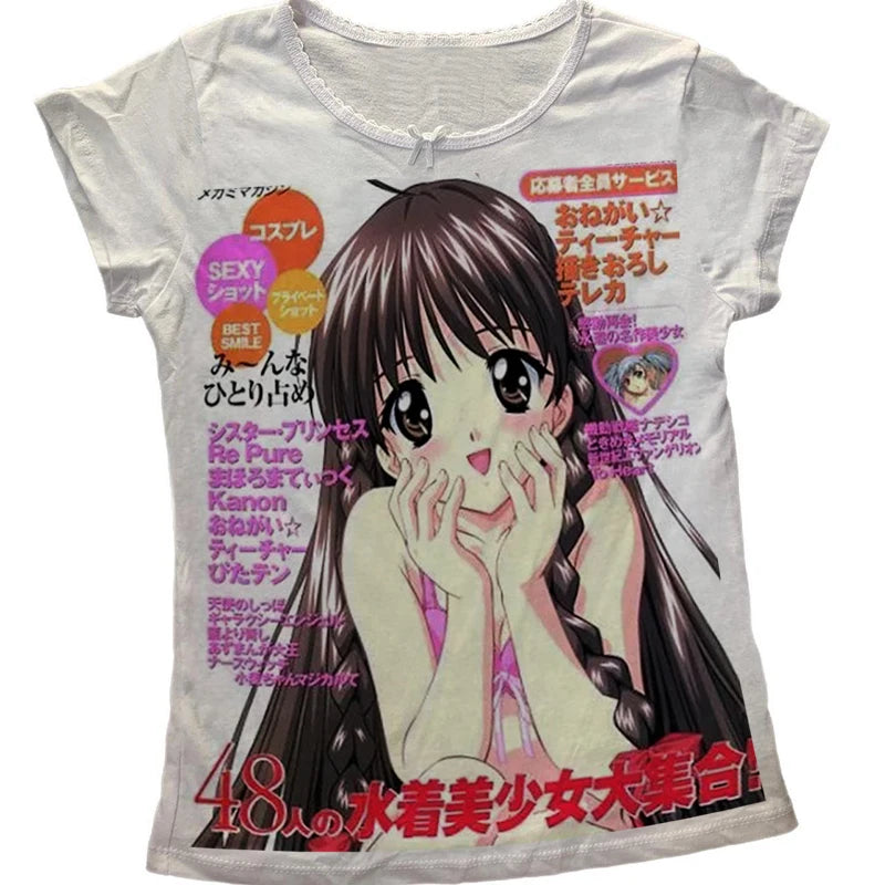 Vintage Anime Women Top