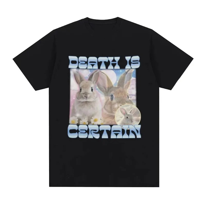 Death Is Certain Bunny Tee